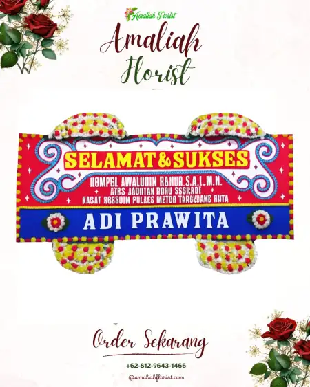 Papan Bunga Ucapan Selamat Rumpuk
